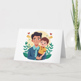 Tarjeta Día del Padre e Hijo