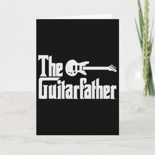 Tarjeta Día del Padre El guitarrero músico guitarrista D