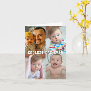 Tarjeta Día del Padre El Papá Más Genial de la Historia Fo