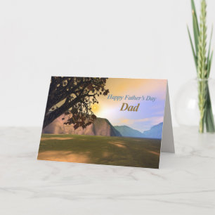 Tarjeta Día del Padre Escenario