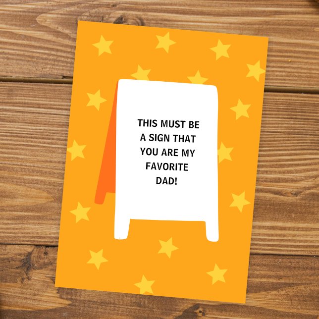 Tarjeta Día del Padre Favorito (Subido por el creador)
