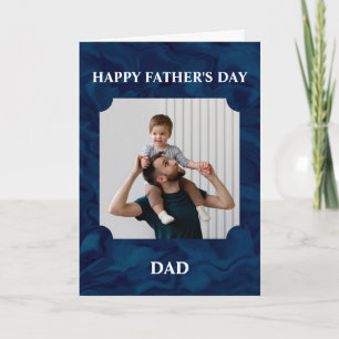 Tarjeta Día del Padre Feliz Papá Foto Personalizada