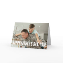 Día del Padre Foto Personalizada Héroe Papá