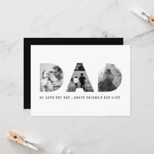 Tarjeta Día del Padre Fotográfico