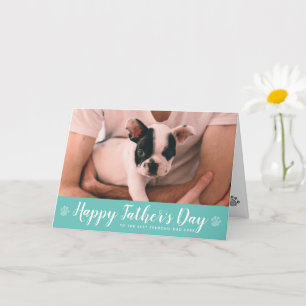 Tarjeta Día del Padre Francés Frenchie Dog Dad