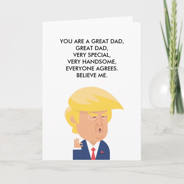 Tarjeta Día del Padre Funny Personalizado (Anverso)