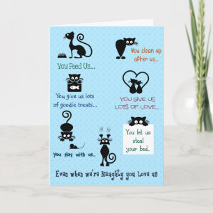 Tarjeta Día del Padre Furbaby