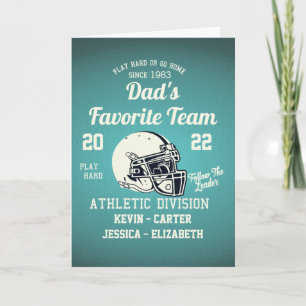 Tarjeta Día del Padre Fútbol