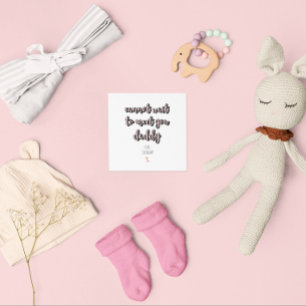 Tarjeta Día del Padre Futuro Papá Pronto Será Papá Rosa