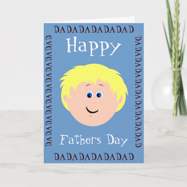 Tarjeta Día del Padre (Hija) (Anverso)