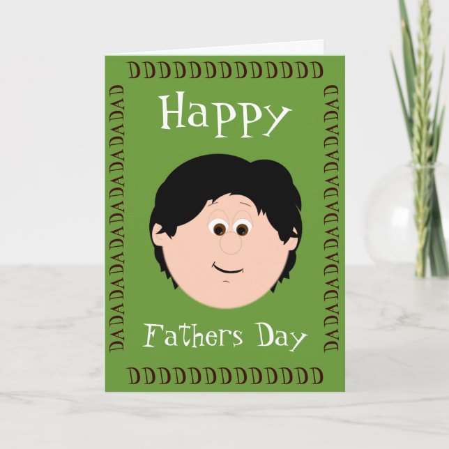 Tarjeta Día del Padre (hijo) (Anverso)