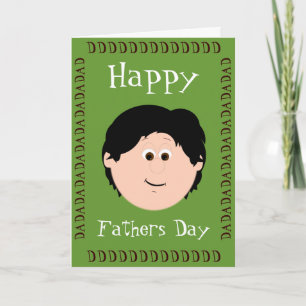 Tarjeta Día del Padre (hijo)