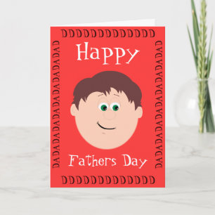 Tarjeta Día del Padre (hijo)