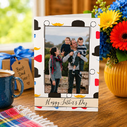Tarjeta Día del Padre Hipster Foto