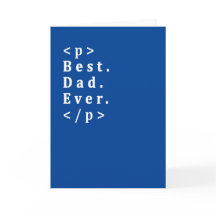 Día del Padre HTML Geek divertido desarrollador we