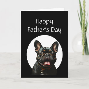 Tarjeta Día del Padre Humor Mascota Bulldog Francés Perro 