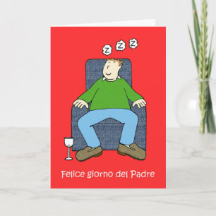 Tarjeta Día del Padre Italiano