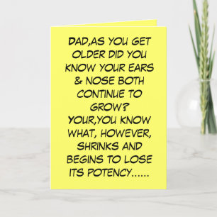 Tarjeta Dia del padre, lema gracioso
