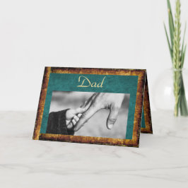 Tarjeta Día del Padre Manos de Papá e Hijo