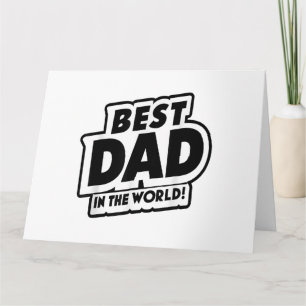 Tarjeta Día del Padre Mejor Papá del Mundo