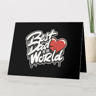 Tarjeta Día del Padre Mejor Papá del Mundo