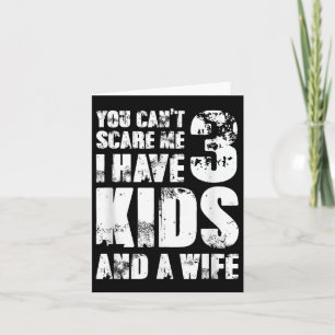 Tarjeta Día del Padre No Puedes E Me Tengo 3 Hijos Y Una E
