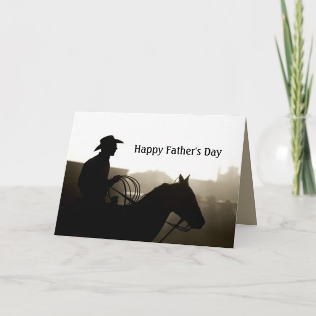 Tarjeta Día del Padre Occidental (Anverso)