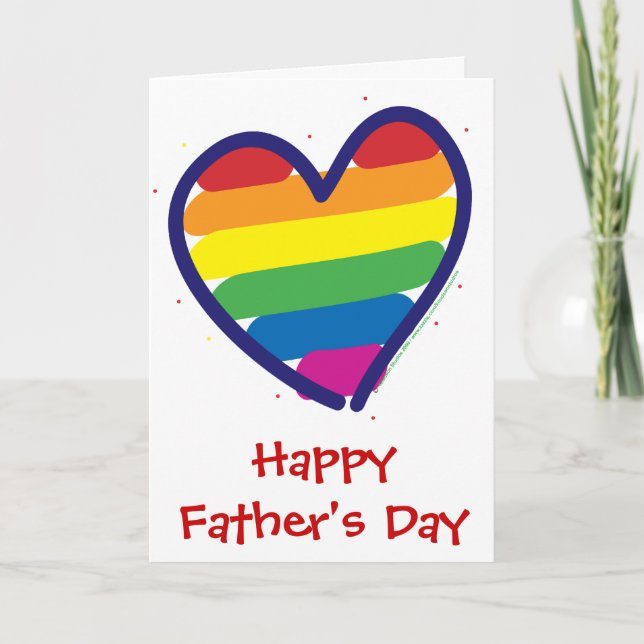 Tarjeta Día del Padre/Orgullo Gay (Anverso)