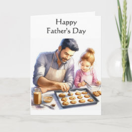 Tarjeta Día del Padre / Papá e hija