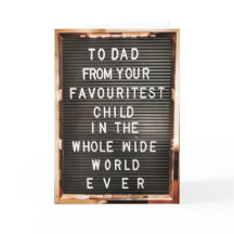 Día del padre| papá| hijo favorito| Happy Birthday