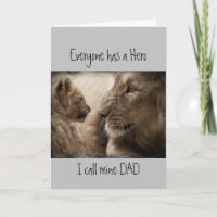 Día del Padre, papá, mi héroe, familia de leones