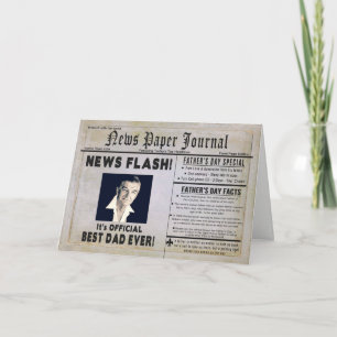 Tarjeta Día del Padre - Papá - News Journal - Foto Inserta