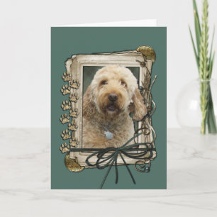 Tarjeta Día del Padre - Papas de piedra - Golden Doodle