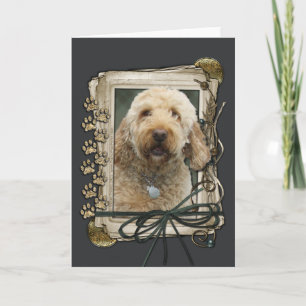 Tarjeta Día del Padre - Papas de piedra - Golden Doodle