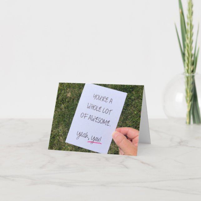 TARJETA "DÍA DEL PADRE" PARA ALGUIEN REALMENTE **INGENUO** (Anverso)