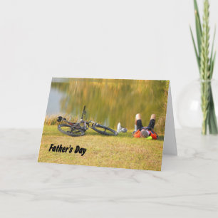 Tarjeta Día del Padre para el ciclista