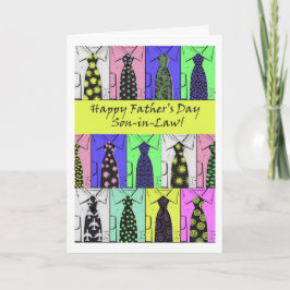 Tarjeta Día del Padre para el Hijo en Derecho, Camisetas y