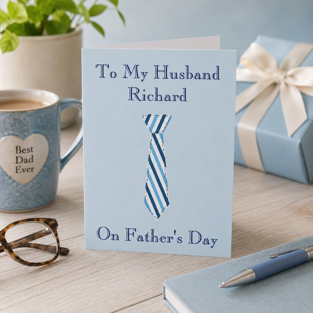 Tarjeta Día del Padre para marido (Subido por el creador)