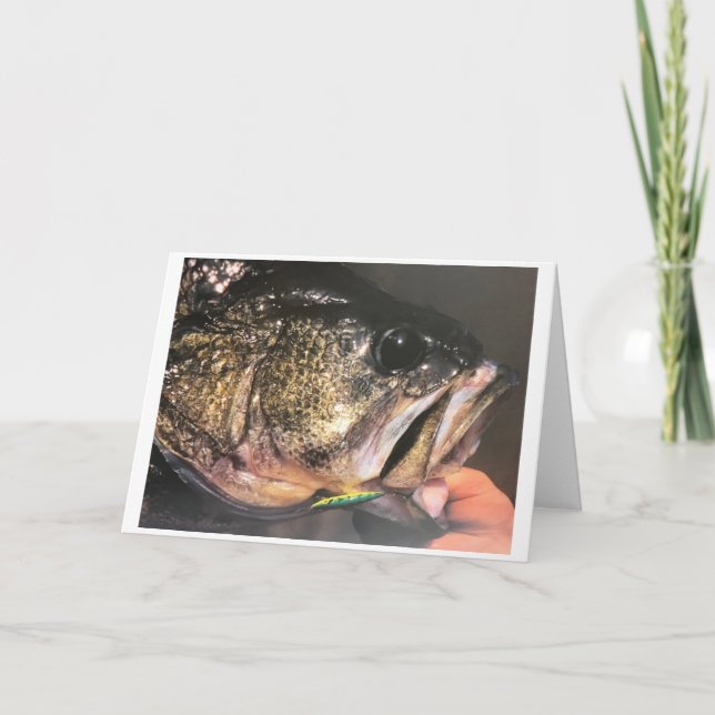 TARJETA **DÍA DEL PADRE PARA MI ESPOSO** PESCADOR (Anverso)