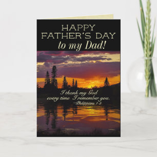 Tarjeta Día del Padre para mi papá, Inspiradora Biblia Ver