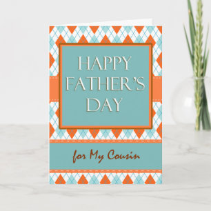 Tarjeta Día del Padre para Primo, diseño de Argyle