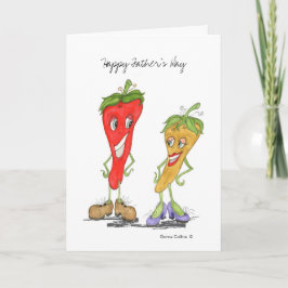 Tarjeta Día del Padre Pepper