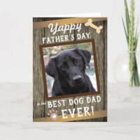 Día del Padre Perro Una foto