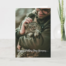 Tarjeta Día del Padre Personalizado De parte del Gato