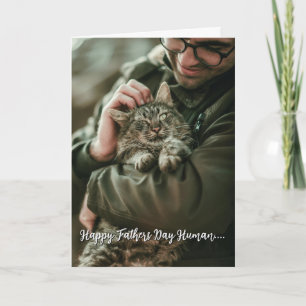 Tarjeta Día del Padre Personalizado De parte del Gato