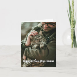 Tarjeta Día del Padre Personalizado desde el Gato