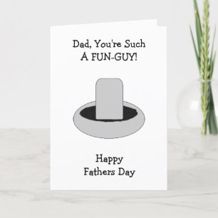 Tarjeta Día del Padre personalizado en hongos