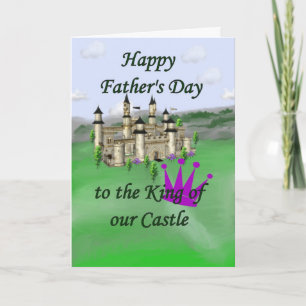 Tarjeta Día del Padre Rey del Castillo
