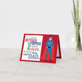 Tarjeta Día del Padre Superhéroe
