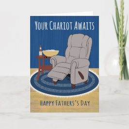 Tarjeta Día del Padre Tu Carroza Espera